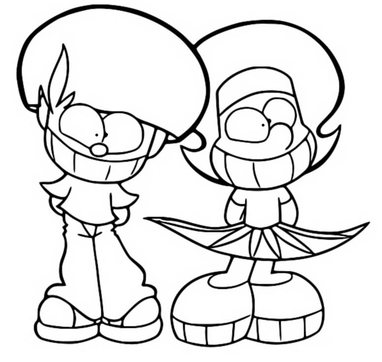 Coloring page Little Devils