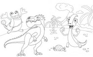 Disegno da colorare Gigantosaurus