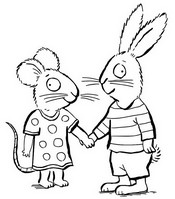 Coloring page Pip & Posy