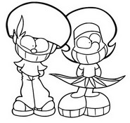 Disegno da colorare Little Devils