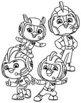 Coloring page Top Wing