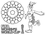 Dibujo para colorear Fifa Women's World Cup