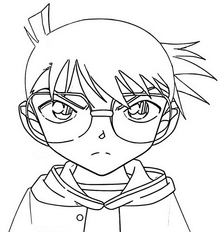 Coloriage Detective Conan Le Sous-marin noir