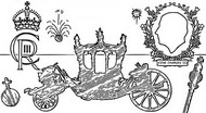 Coloring page The royal carriage