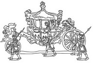 Coloring page The carriage