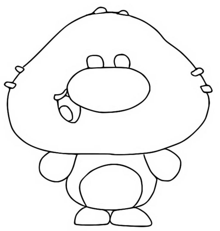 Desenho para colorir Oggy