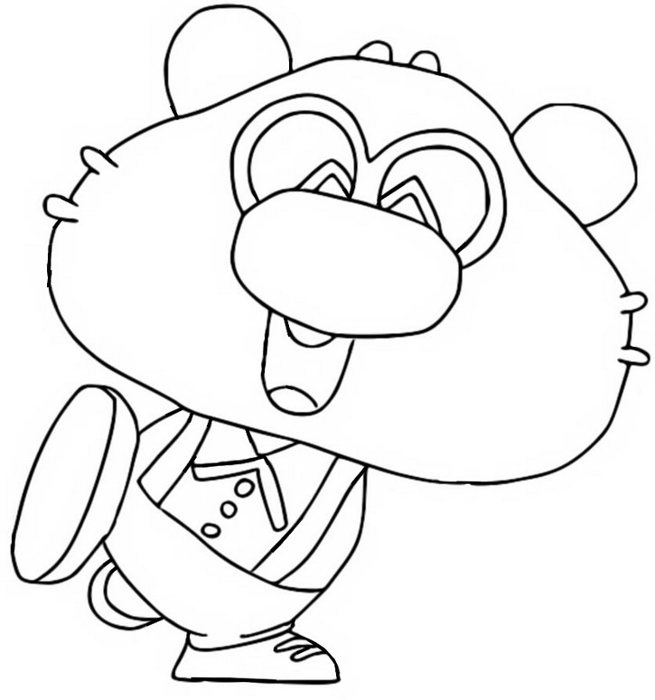 Desenho para colorir Mallow