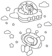 Coloring page Oggy Oggy