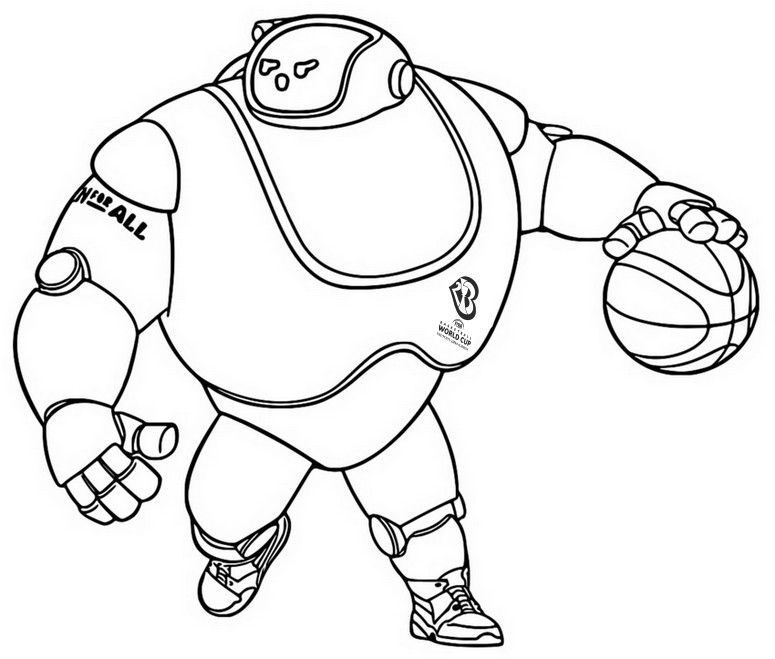 Coloring page Mascot