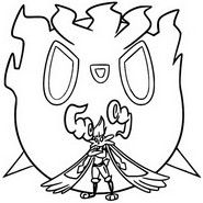 Desenho para colorir Pokemon - Cinderace