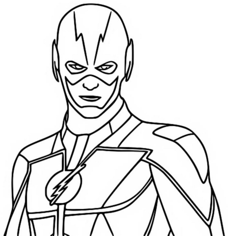 Coloring page The Flash