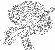 Coloring page American Born Chinese