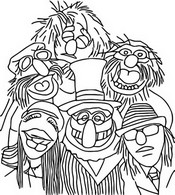 Desenho para colorir The Muppets Mayhem