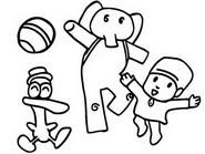 Dibujo para colorear Pocoyo