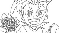 Coloring page Beyblade Burst QuadDrive
