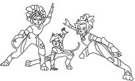 Coloring page Kitti Katz