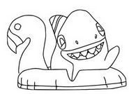 Coloring page Sharkdog