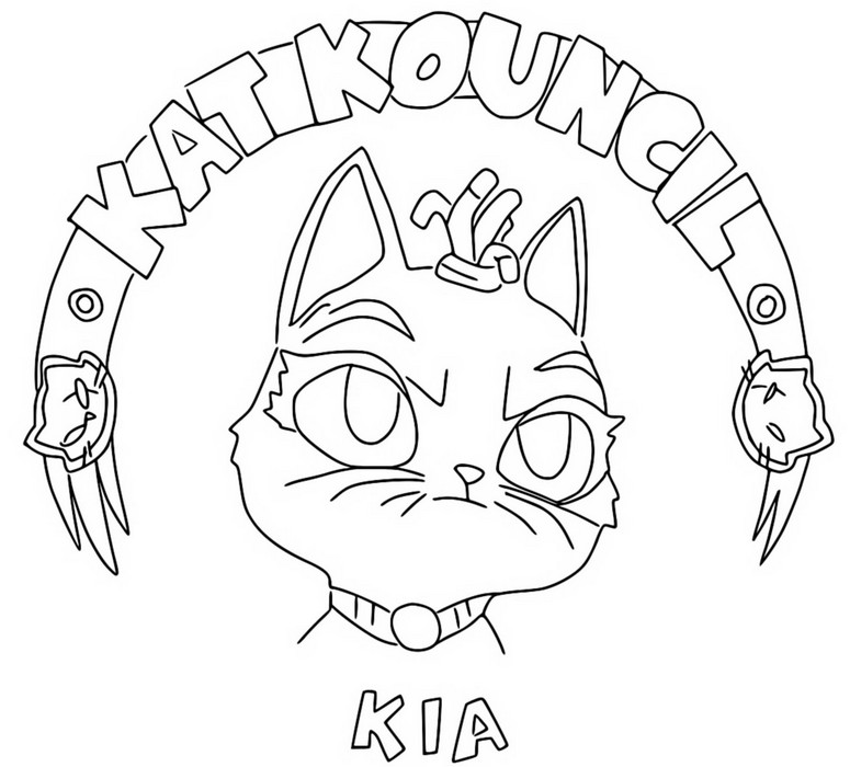 Coloriage Kat Kouncil - Kia