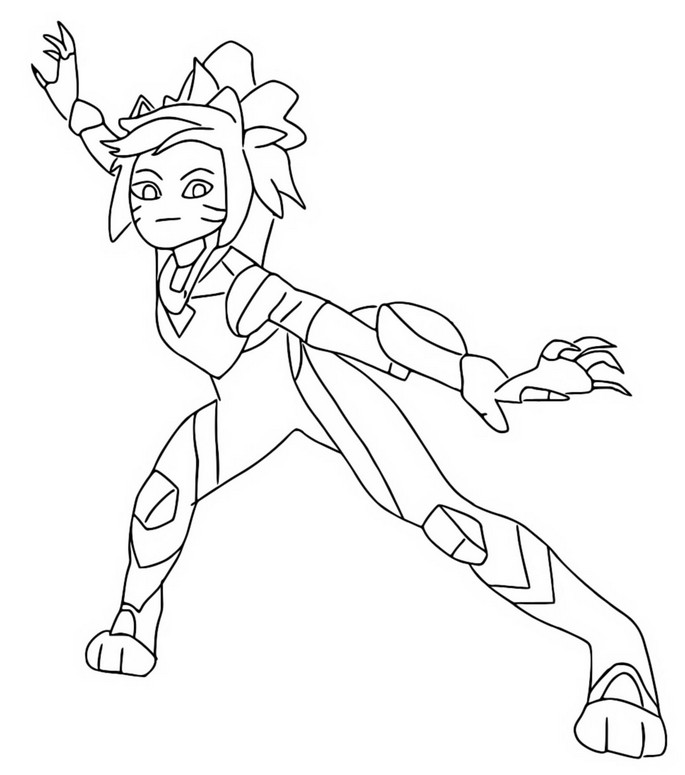 Coloring page Tab / Tabitha