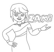 Fargelegging Tegninger Zami / Azami