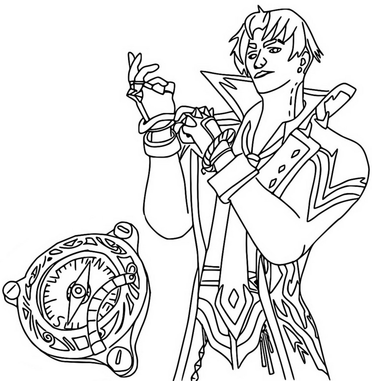 Coloring page Lorenzo