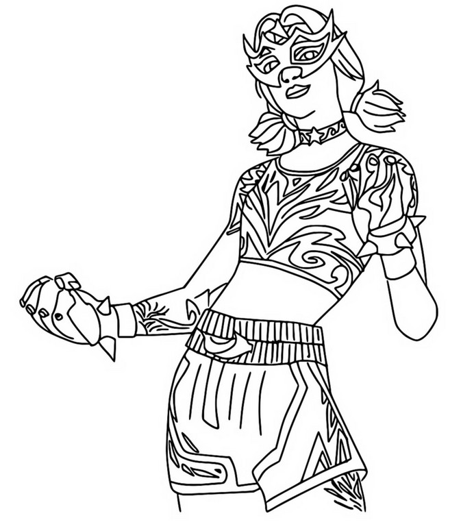 Coloring page Mariposa