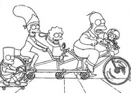 Dibujo para colorear Los Simpsons