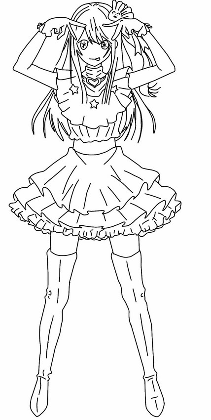 Coloring page Ai Hoshino