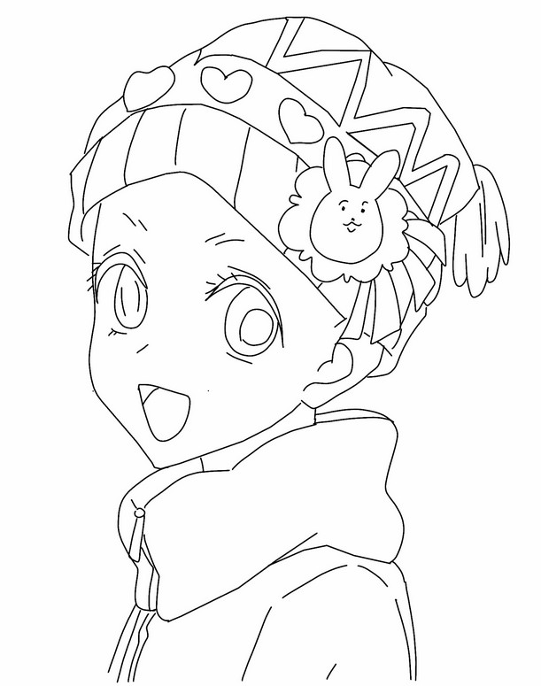 Coloring page Sarina Tendouji