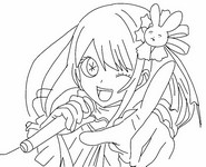 Coloring page Singing