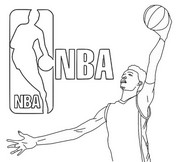 Coloriage NBA