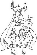 Coloriage La+ Darknesss