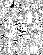Fargelegging Tegninger Halloween
