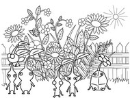 Coloring page Garden