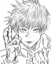 Coloriage Satoru Gojo