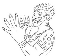 Coloriage Ryomen Sukuna