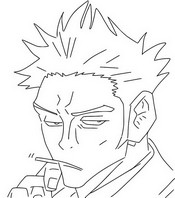 Coloriage Atsuya Kusakabe