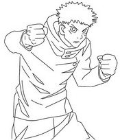 Coloriage Yuji Itadori