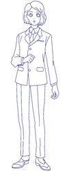 Coloriage Akari Nitta