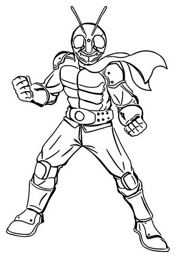 Coloriage Shin Kamen Rider 2023