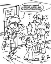 Coloriage Le racket, c'est pas du jeu!