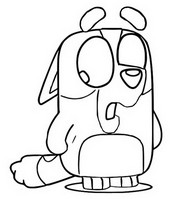 Coloring page Bluey