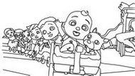 Coloriage Cocomelon Lane