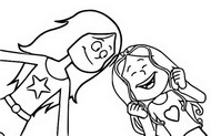 Coloring page Sisters
