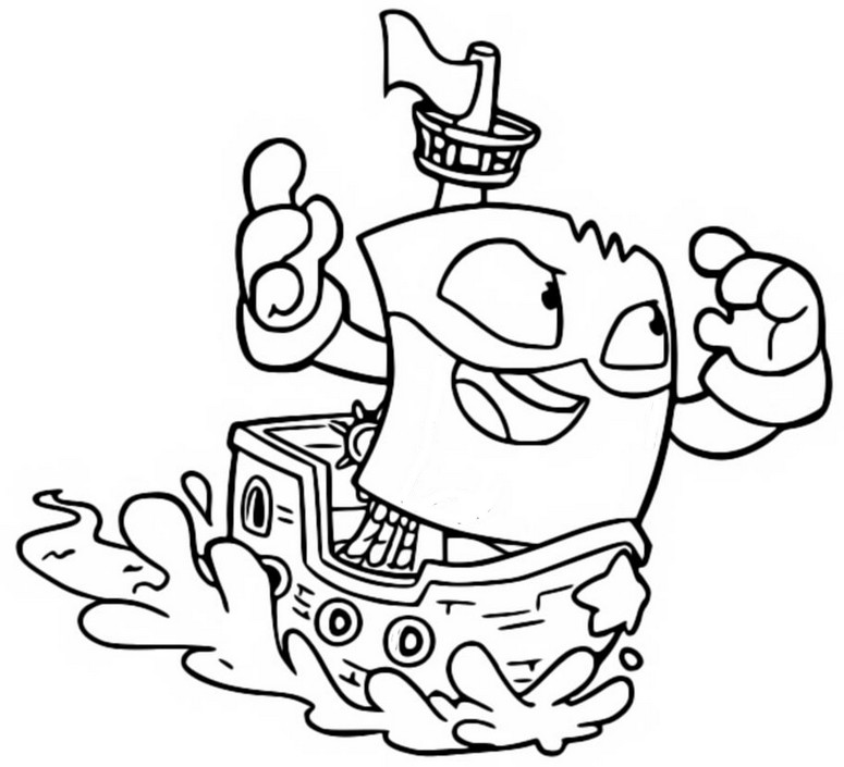 Coloring page Ocean Gold