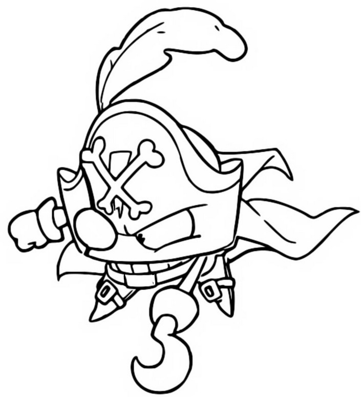 Coloring page Black Hat
