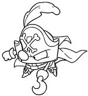 Dibujo para colorear Black Hat