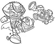 Dibujo para colorear Touchdown & Badlete
