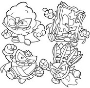 Dibujo para colorear Aero Enemies