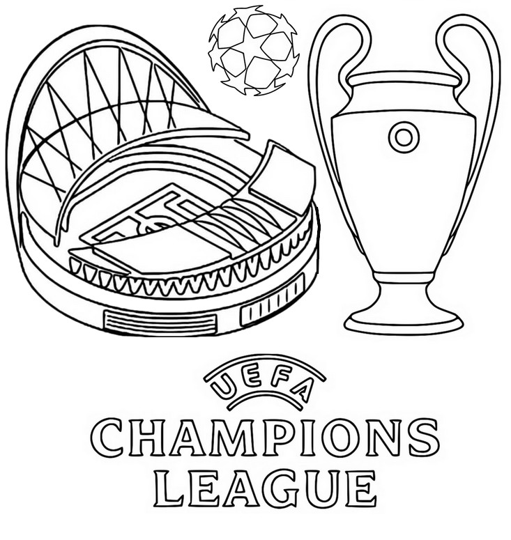 Coloring page Wembley final